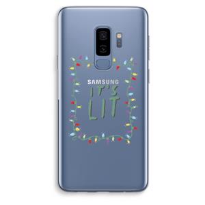 CaseCompany It's Lit: Samsung Galaxy S9 Plus Transparant Hoesje
