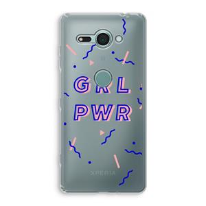 CaseCompany GRL PWR: Sony Xperia XZ2 Compact Transparant Hoesje