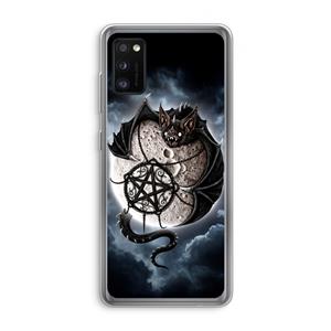 CaseCompany Volle maan: Samsung Galaxy A41 Transparant Hoesje