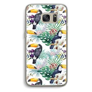 CaseCompany Tukans: Samsung Galaxy S7 Transparant Hoesje