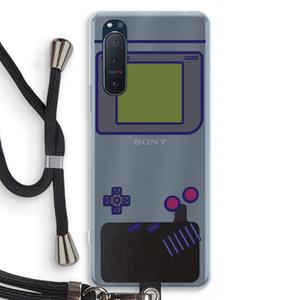 CaseCompany Game On: Sony Xperia 5 II Transparant Hoesje met koord
