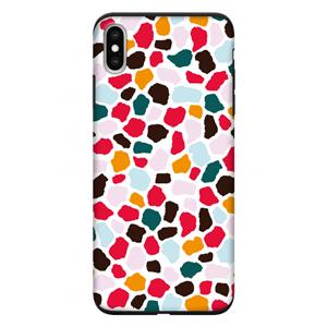 CaseCompany Colored Giraffe: iPhone XS Max Tough Case