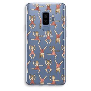 CaseCompany Gymboys: Samsung Galaxy S9 Plus Transparant Hoesje