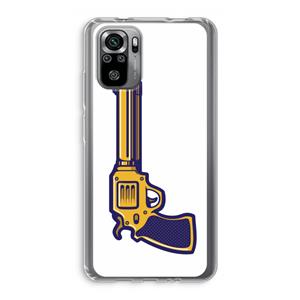 CaseCompany Pew Pew Pew: Xiaomi Redmi Note 10S Transparant Hoesje