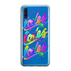 CaseCompany Loves: Samsung Galaxy A50 Transparant Hoesje