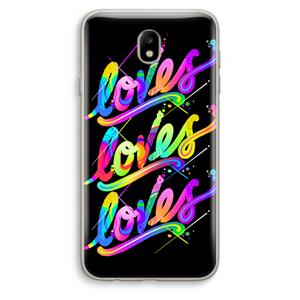 CaseCompany Loves: Samsung Galaxy J7 (2017) Transparant Hoesje