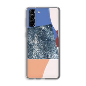 CaseCompany Billy: Samsung Galaxy S21 Plus Transparant Hoesje