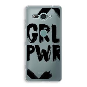 CaseCompany Girl Power #2: Sony Xperia XZ2 Compact Transparant Hoesje