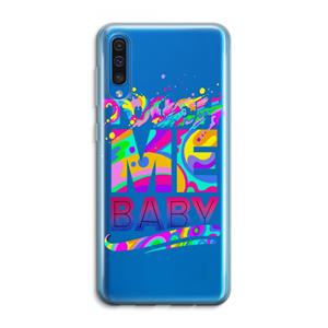 CaseCompany Touch Me: Samsung Galaxy A50 Transparant Hoesje