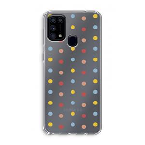 CaseCompany Bollen: Samsung Galaxy M31 Transparant Hoesje