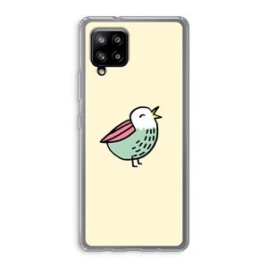 CaseCompany Birdy: Samsung Galaxy A42 5G Transparant Hoesje