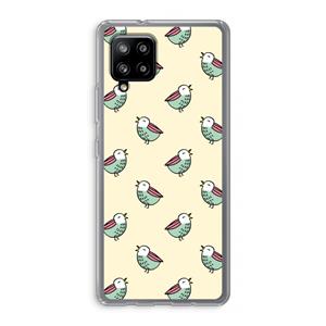 CaseCompany Vogeltjes: Samsung Galaxy A42 5G Transparant Hoesje
