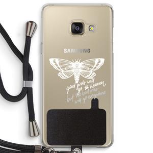 CaseCompany Good or bad: Samsung Galaxy A3 (2016) Transparant Hoesje met koord