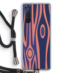 CaseCompany Bast A: Sony Xperia 5 II Transparant Hoesje met koord