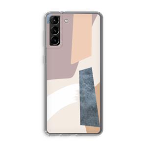CaseCompany Luca: Samsung Galaxy S21 Plus Transparant Hoesje