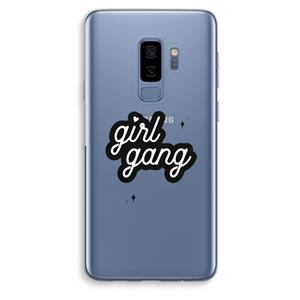 CaseCompany Girl Gang: Samsung Galaxy S9 Plus Transparant Hoesje