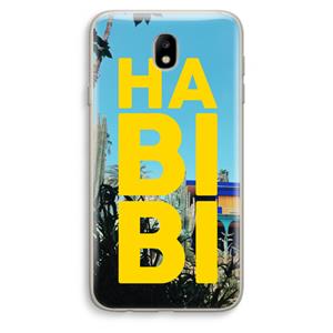 CaseCompany Habibi Majorelle : Samsung Galaxy J7 (2017) Transparant Hoesje