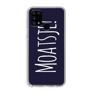 CaseCompany Moatsje!: Samsung Galaxy M31 Transparant Hoesje