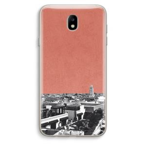 CaseCompany Marrakech Skyline : Samsung Galaxy J7 (2017) Transparant Hoesje