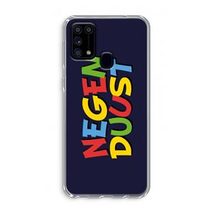 CaseCompany 90's One: Samsung Galaxy M31 Transparant Hoesje