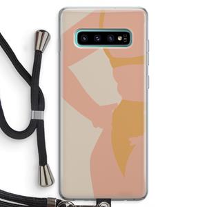 CaseCompany Bikini body: Samsung Galaxy S10 Plus Transparant Hoesje met koord