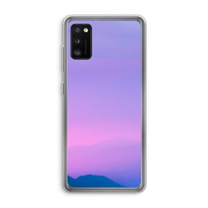CaseCompany Sunset pastel: Samsung Galaxy A41 Transparant Hoesje
