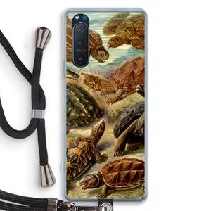 CaseCompany Haeckel Chelonia: Sony Xperia 5 II Transparant Hoesje met koord