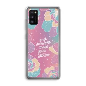 CaseCompany Good stories: Samsung Galaxy A41 Transparant Hoesje