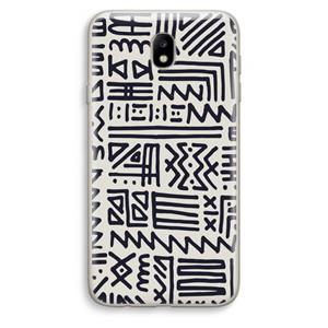 CaseCompany Marrakech print: Samsung Galaxy J7 (2017) Transparant Hoesje