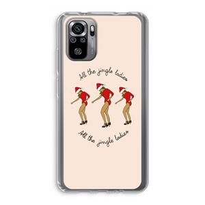 CaseCompany Jingle Ladies: Xiaomi Redmi Note 10S Transparant Hoesje