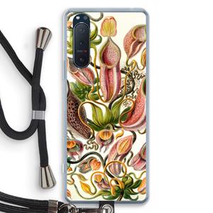CaseCompany Haeckel Nepenthaceae: Sony Xperia 5 II Transparant Hoesje met koord
