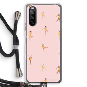 CaseCompany Dans #2: Sony Sony Xperia 10 III Transparant Hoesje met koord