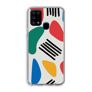 CaseCompany Illustratieve pop 1: Samsung Galaxy M31 Transparant Hoesje