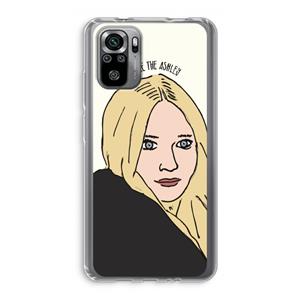 CaseCompany Ashley: Xiaomi Redmi Note 10S Transparant Hoesje