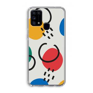 CaseCompany Illustratieve pop 3: Samsung Galaxy M31 Transparant Hoesje