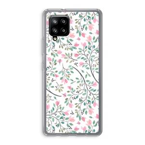 CaseCompany Sierlijke bloemen: Samsung Galaxy A42 5G Transparant Hoesje