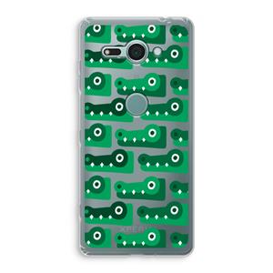 CaseCompany Crocs: Sony Xperia XZ2 Compact Transparant Hoesje