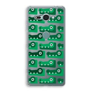 CaseCompany Crocs: Sony Xperia XZ2 Compact Transparant Hoesje