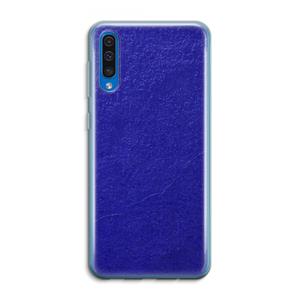 CaseCompany Majorelle Blue: Samsung Galaxy A50 Transparant Hoesje