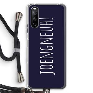 CaseCompany Joengneuh!: Sony Sony Xperia 10 III Transparant Hoesje met koord