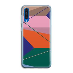 CaseCompany Gestalte 1: Samsung Galaxy A50 Transparant Hoesje