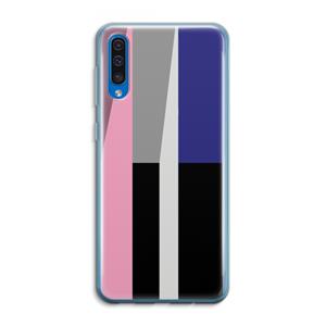 CaseCompany Gestalte 4: Samsung Galaxy A50 Transparant Hoesje