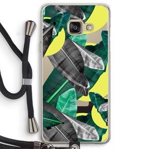 CaseCompany Fantasie jungle: Samsung Galaxy A3 (2016) Transparant Hoesje met koord