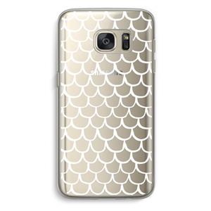 CaseCompany Dakpannetjes: Samsung Galaxy S7 Transparant Hoesje