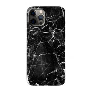 CaseCompany Zwart Marmer 2: Volledig geprint iPhone 12 Pro Max Hoesje