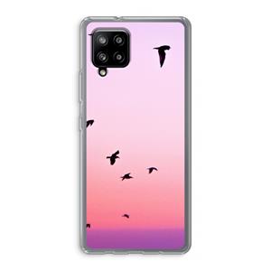 CaseCompany Fly away: Samsung Galaxy A42 5G Transparant Hoesje