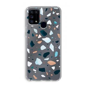 CaseCompany Terrazzo N°13: Samsung Galaxy M31 Transparant Hoesje