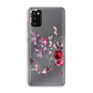 CaseCompany Mooie bloemen: Samsung Galaxy A41 Transparant Hoesje