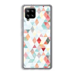 CaseCompany Gekleurde driehoekjes pastel: Samsung Galaxy A42 5G Transparant Hoesje