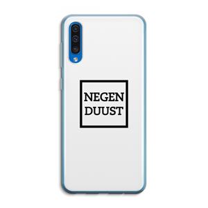 CaseCompany Negenduust vierkant: Samsung Galaxy A50 Transparant Hoesje